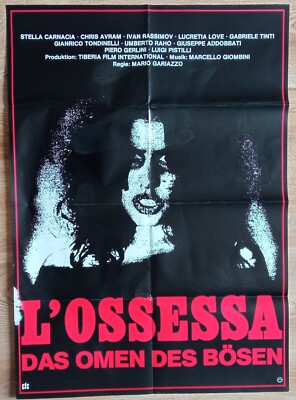 E182 Kinoplakat L'OSSESSA Das Omen des Bösen