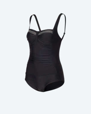 Damen Bademode Badeanzug Steinchen ''schwarz'' Gr. 42 B-Cup UVP:59,99  3.9777