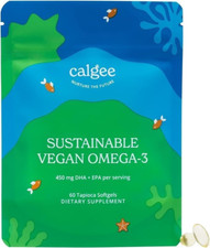 Vegan Omega 3-450Mg DHA  EPA Fatty Acids - Sustainable Algae Oil - Plant-Bas...