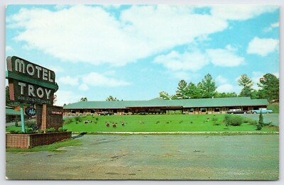 Postcard Motel Troy, AAA Approved, Two Miles North Of Troy, Alabama Unposted