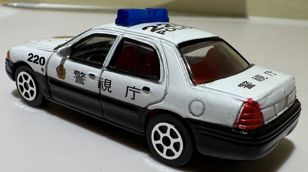 Tube 00 Mini Car Realtoy Real Toys 1/57 Ford Crown Victoria Police
