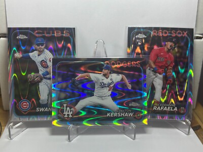 2024 Topps Chrome Baseball RayWave Refractors - You Pick! - FREE SHIPPING