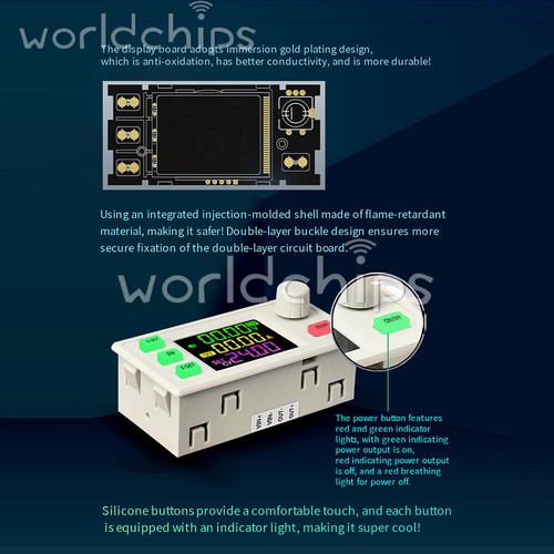 XY7025 CNC DC Adjustable Buck Power Supply Module Voltage Regulator 25A/1750W - Picture 17 of 26
