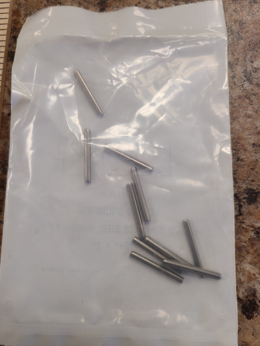 (Paquete de 10) Pin de resorte en espiral 420 SS pasivado 7/64" x 1" - Imagen 2 de 3