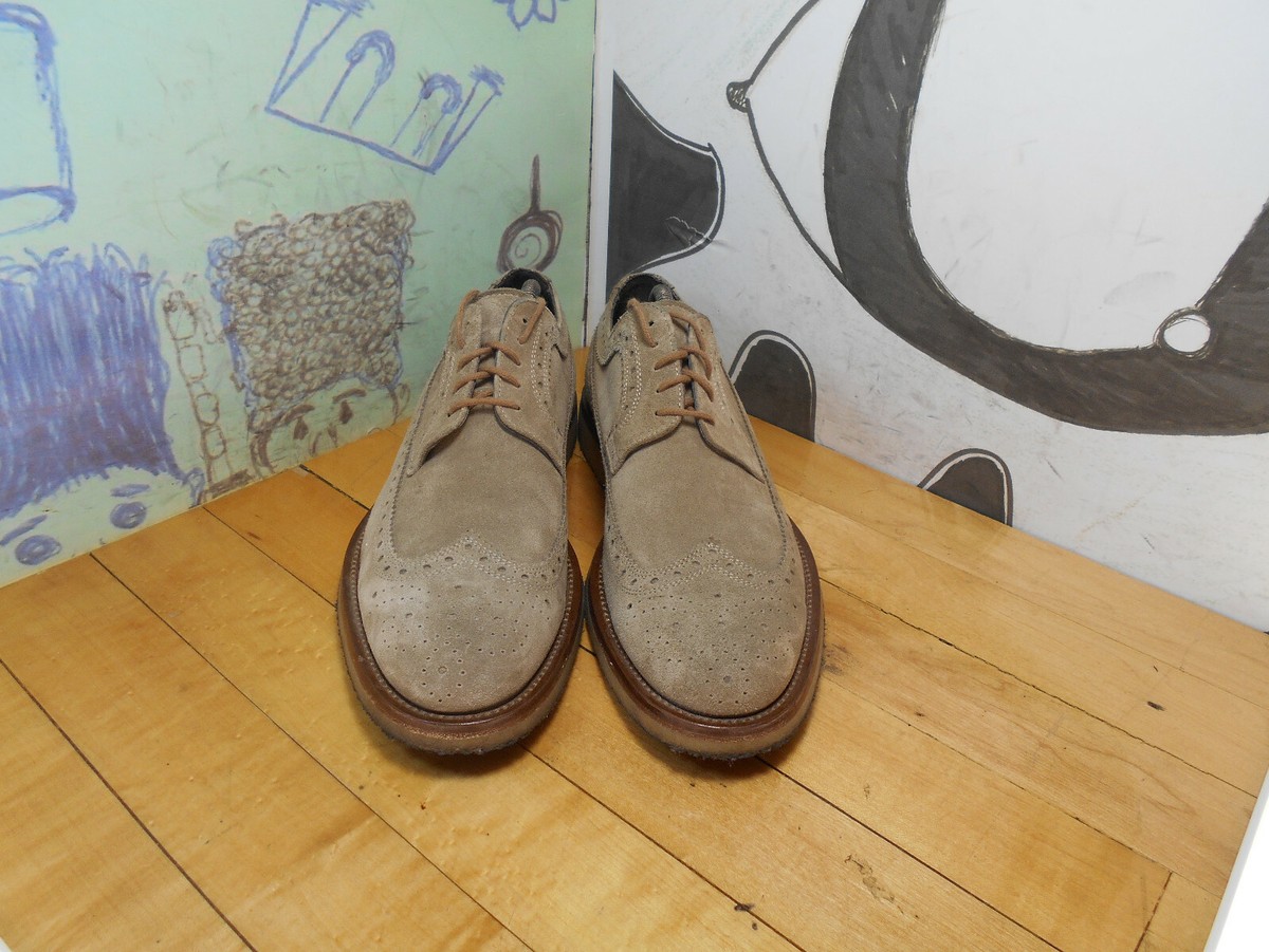 To Boot New York Adam Derrick Grey Suede Oxfords Mens Size 8  display picture 1