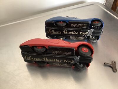 PAIR OF RARE SCHUCO GERMANY TIN WIND-UP 2002 AKUSTICO | eBay