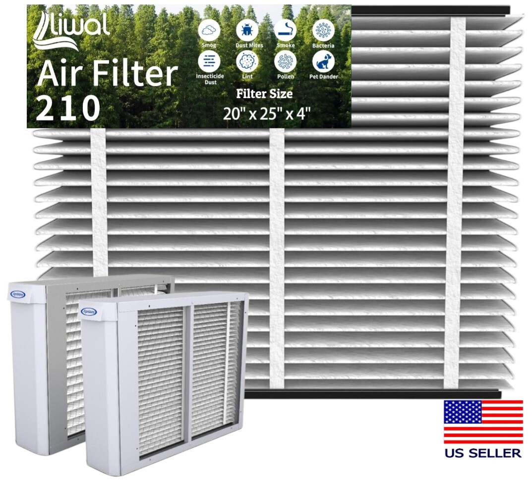 AprilAire Electrostatic MERV 11 Whole-House Air Purifier In Gray With 20 In. X 25 In. Nominal Filter 1210 - The Home Depot - Foto 3