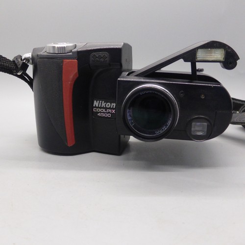 Nikon Digital Camera Coolpix 4500 4.0MP Black Tested - Picture 5 of 10