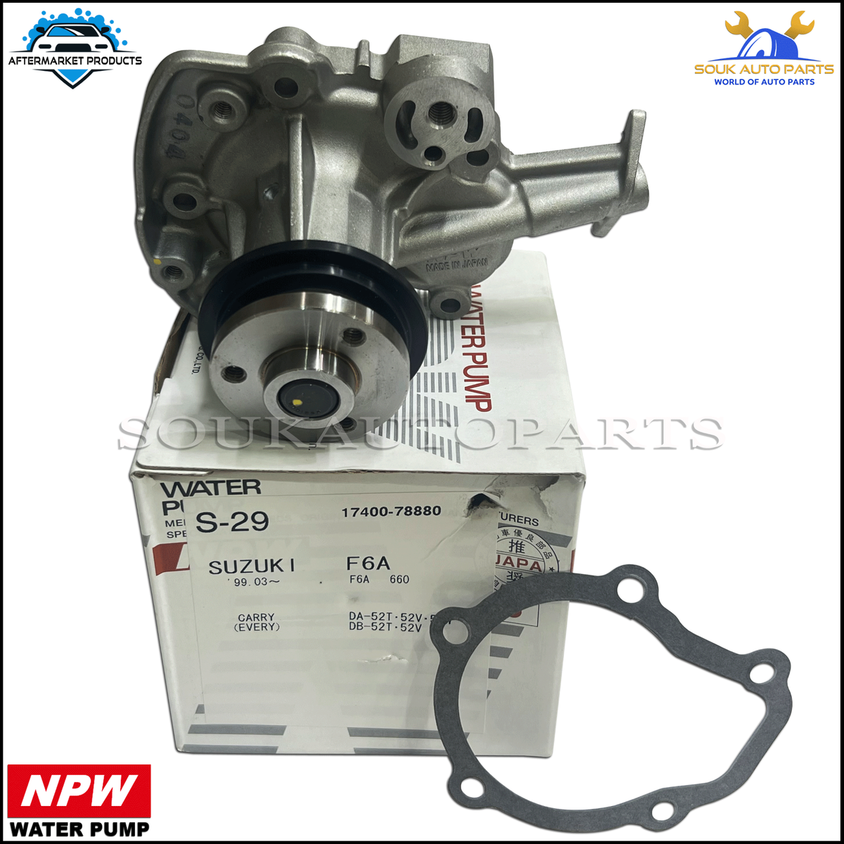 17400-78880 ENGINE WATER PUMP F6A 0.6 LTR FOR SUZUKI | eBay