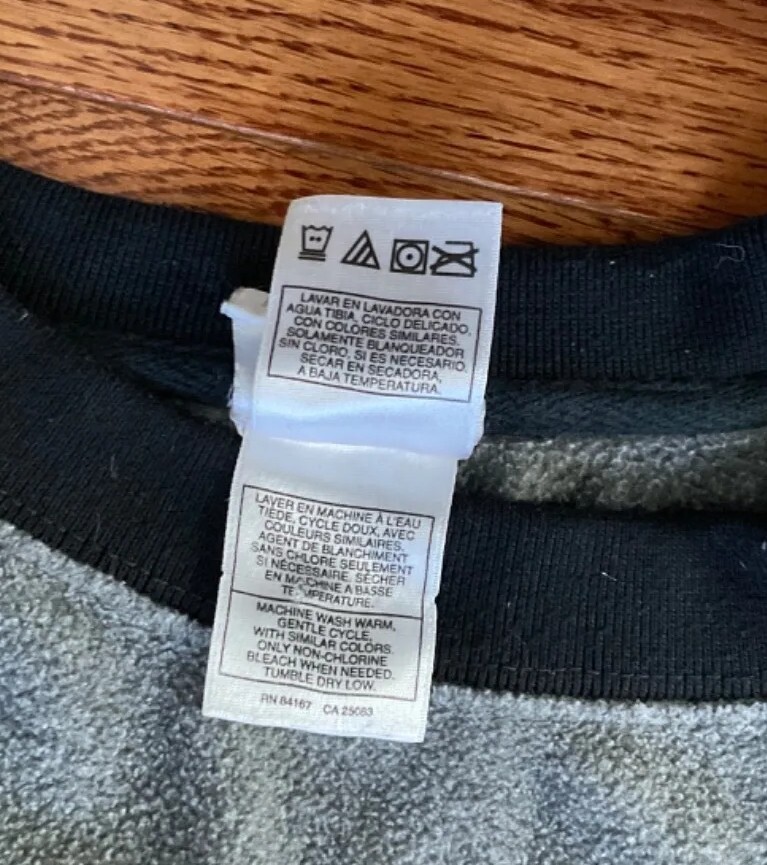 Disney Store Grumpy Sweatshirt Pullover Gray Red … - image 6