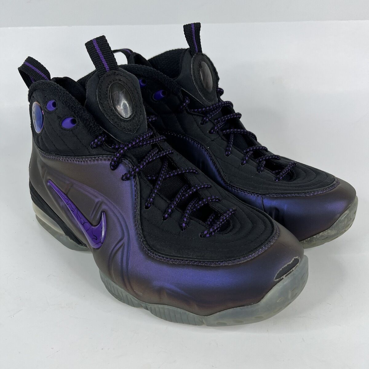 Nike Mens Air 1/2 Cent Penny Eggplant Foamposite 344646-500 Nike Mens Air 1/2 Cent Penny Eggplant Foamposite 344646-500