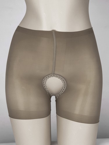 Womens Sheer Mesh Panties Crotchless Underwear Cutout Lingerie See Through Brief - Picture 89 of 116