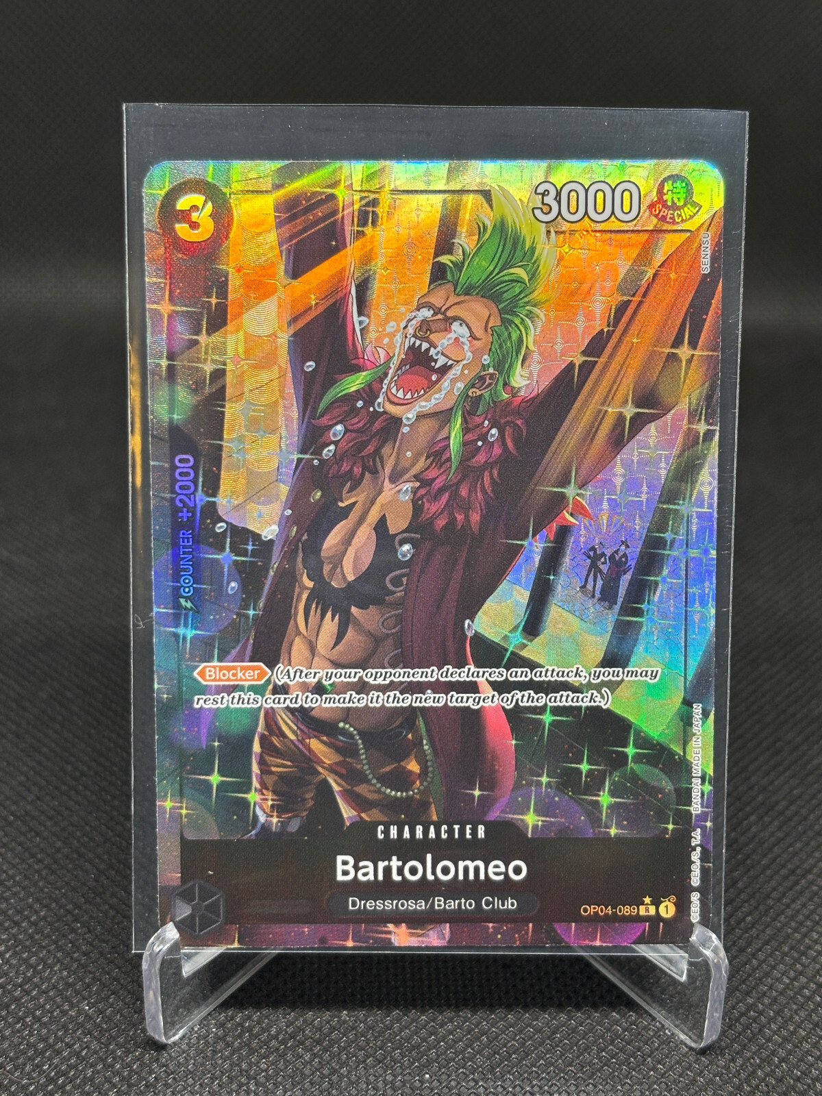 Bartolomeo Alternate Art - OP04-089 - One Piece- Foil