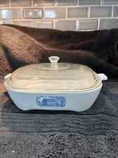 Corning Ware Amana Radarange Microwave Browning Skillet With Lid 2.5”T X 11.5” W