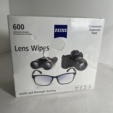 ZEISS Lens Wipes - 600 Pre-Moistened Eyeglass Cleaning Wipes damage box