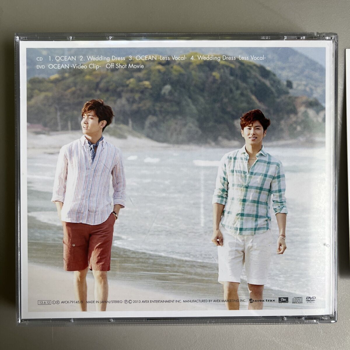 TOHOSHINKI TVXQ Ocean Single CD+DVD Japan Yunho Jacket Card TOHOSHINKI TVXQ Ocean Single CD+DVD Japan Yunho Jacket Card