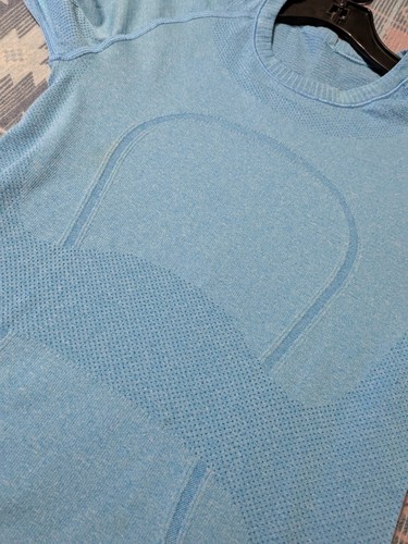 Lululemon Damen-Trainingsshirt Oberteil Größe 4 Langarm blau - Bild 5 von 8