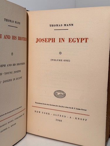 JOSEPH IN EGYPT - Thomas Mann Vintage Hardback 2 Vol Set RARE Borzoi Books Knopf - Picture 9 of 20