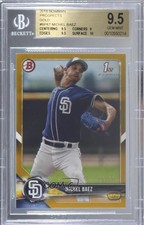 2018 Bowman Prospects Gold /50 Michel Baez #BP67 BGS 9.5 GEM MINT k0w