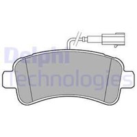 Delphi BremsbeläGe Hinten FüR Fiat Ducato Pritsche/Fahrgestell Peugeot Boxer