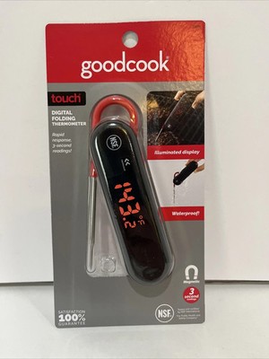 GoodCook Touch Digital Folding Thermometer 4 Sec Readings * NEW ~ Sealed Package