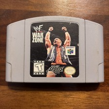 WWF WAR ZONE NINTENDO 64 WRESTLING GAME N64 AUTHENTIC & TESTED!