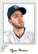 2017 Topps Gallery #111 Ryan Braun - BB