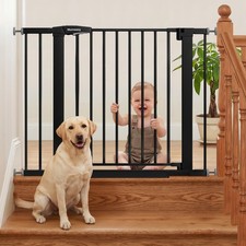 Mumeasy 29.7-40.6 Baby Gate For Stairs Auto Close Dog Gate For Doorways