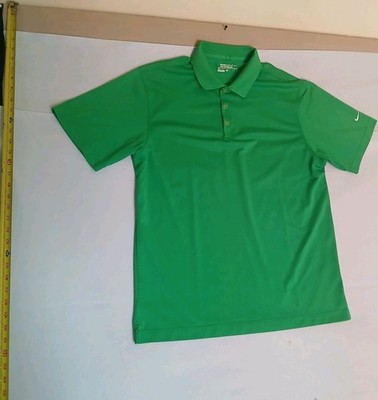 Men's Nike Golf Tour Performance Dry Fit Polo Green Size Large