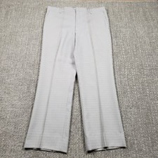 Vintage Slacks by Milton Barry Pants Mens 36x30 Houndstooth Talon Zipper Rare