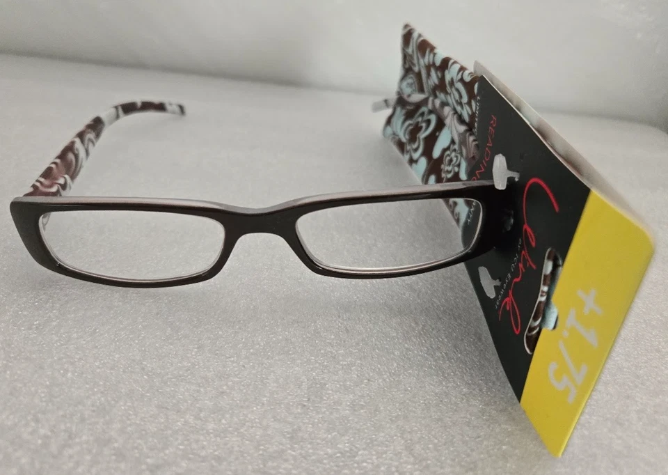 Gafas de lectura Wink By UCI +1,75 Avalon Floral #20220103CV marrón con estuche Foto 2 de 4