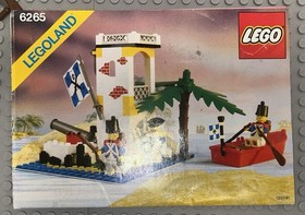 Lego 6265 Pirates I Sabre Island Complete Set Vintage Manual Minifigures