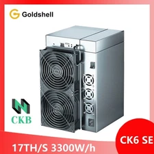 IN STOCK New Goldshell CK6 SE 17Th/s 3300W Asic Miner Mining CKB(Nervos)