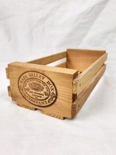 VTG Napa Valley Audio Cassette Crate Storage Holds 10-12 Cassettes WESTERN QUEEN