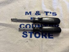 Snap-on 14 Drive Flexible Shaft Socket Driver Tm62a Std Shank Driver Tm4a Snap-on 14 Drive Flexible Shaft Socket Driver Tm62a Std Shank Driver Tm4a