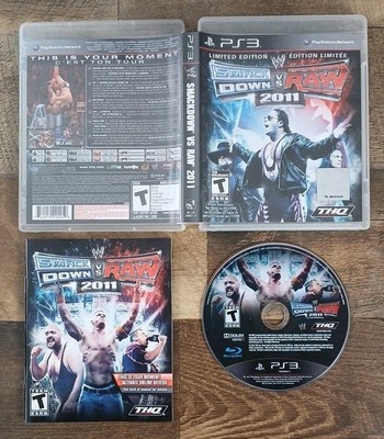 Smackdown Vs Raw 2011 Limited Edition (Playstation 3 PS3) Complete CIB - Tested