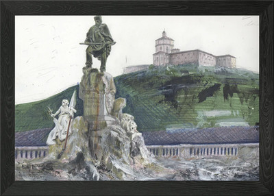 Garibaldi Gemälde 1 gerahmtes Wandbild Poster Leinwanddruck Bild