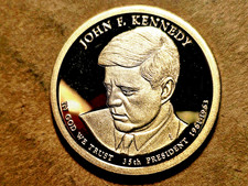 JFK PROOF PRESIDENTIAL DOLLAR