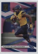 2020 Panini Donruss Elite Rookies Pink Darrynton Evans #158 02sc