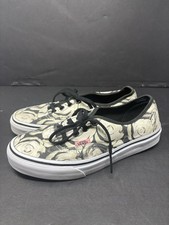 Vans Authentic Digi Roses Floral Lace Up Skateboard Shoes Women 6.5 Men 5