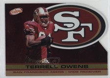 2001 Pacific Prism Atomic Gold 37/116 Terrell Owens #127 HOF z7j