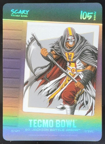 2026 Bo Jackson Battle Arena Tecmo Bowl Scary Blow On It Battlefoil #BO641 CG4