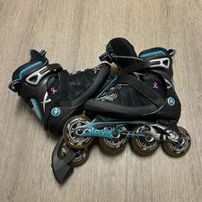 Patines en línea K2 Alexis 84 BOA para mujer talla 7,5 patines en línea negro verde azulado 3010011