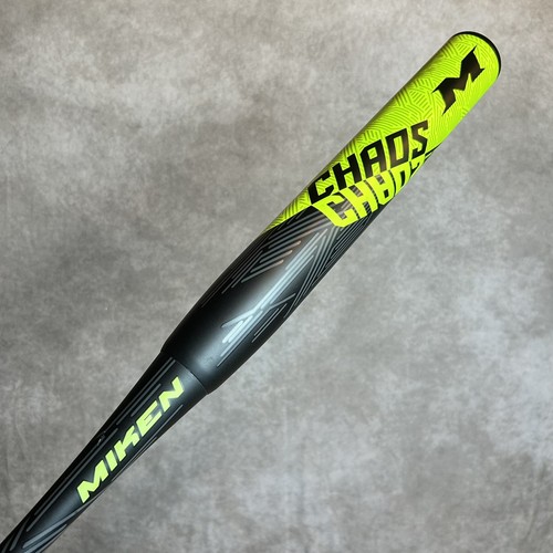 Batte Softball Miken Maniac - Alliage Métal - 34 Pouces / 26 Oz - Noir/Rouge - Occasion