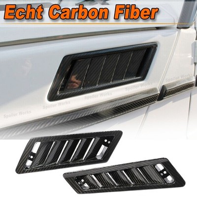 Für Mercedes W463 G500 G63 AMG 2004-18 Carbon Seitliche Kotflügel Lüftungsgitter
