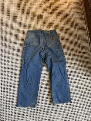 Carhartt Double Knee Jeans Mens Wide Leg Y2K 36x30