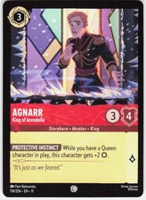 LORCANA AGNARR - KING OF ARENDELLE 114/204 WINTERSPELL NM/M