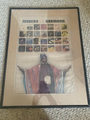 Modern Harmonic Framed Music Art Poster Modern Style Medium Paper