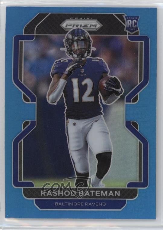 2021 Panini Prizm Rookie Light Blue Prizm Rashod Bateman #340 1o3q