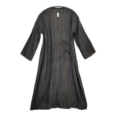 dosa Silk wrap dress, size 1 dress Charcoal gray 6-0225M | eBay dosa Silk wrap dress, size 1 dress Charcoal gray 6-0225M | eBay